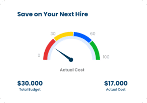 save on your next hire illustration